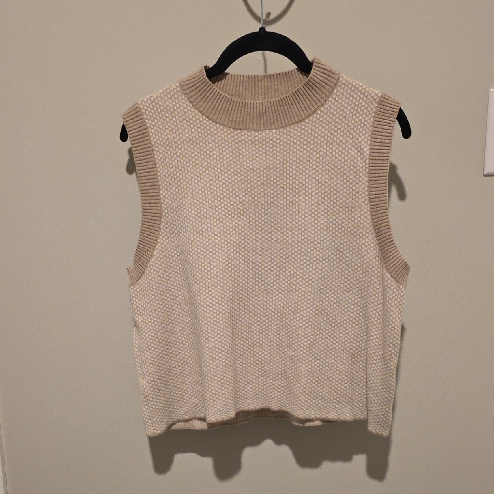 Rachel Zoe Beige Sleeveless Tank Top